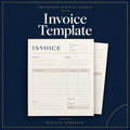 Invoice Template document cover preview