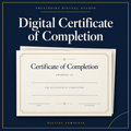 Digital Certificate of Completion document cover preview