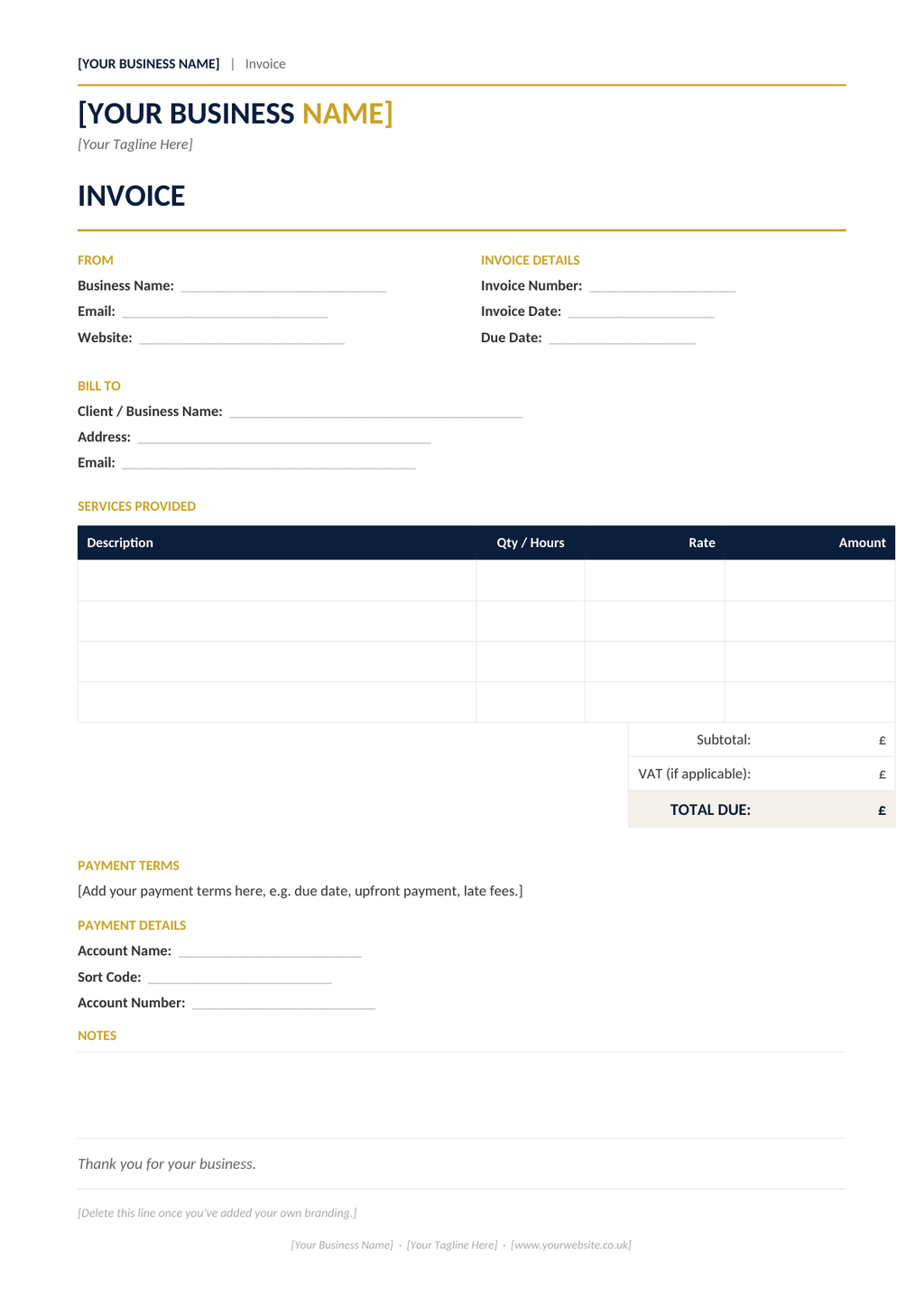 Invoice Template